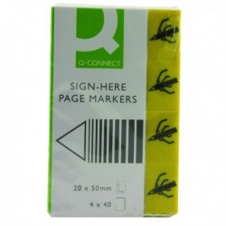 Q-Connect Yellow Quick Sig Markers Pk160