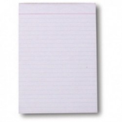 Q-Connect Ruled Scribble Pad Lrg Pk20