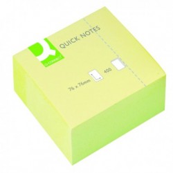 Q-Connect Yellow 76x76mm Quick Note Cube