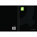 Q-Connect Hardback Notebook A5 Black Pk3