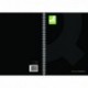 Q-Connect Hardback Notebook A4 Blk Pk3