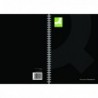 Q-Connect Hardback Notebook A4 Blk Pk3