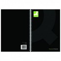 Q-Connect Hardback Notebook A5 Blk Pk3