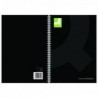 Q-Connect Hardback Notebook A5 Blk Pk3