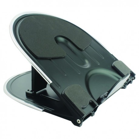 Q-Connect Black Aluminium Laptop Stand