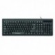 Q-Connect Black Wired Keyboard