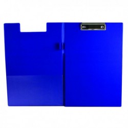 Q-Connect PVC Fold ClipboardFs Blu