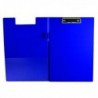 Q-Connect PVC Fold ClipboardFs Blu