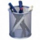 Q-Connect Silver Mesh Pen Pot