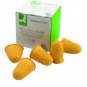 Q-Connect No. 2 Yellow Thimblette Pk12