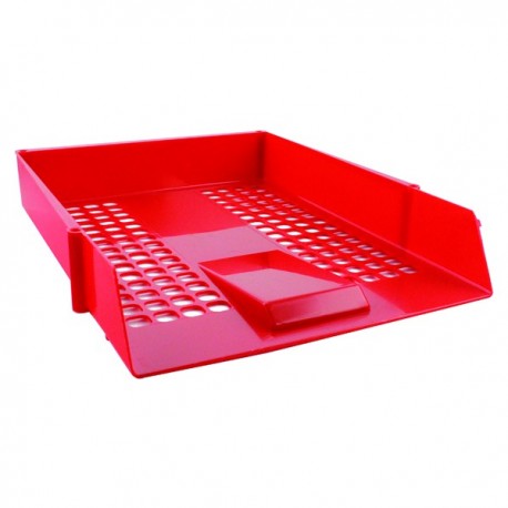 Q-Connect Red Plastic Letter Tray