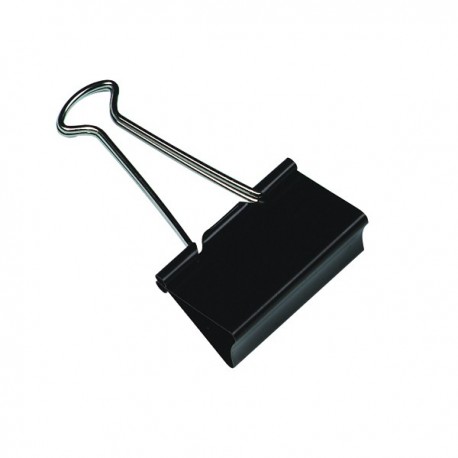 Q-Connect 19mm Black Foldback Clip Pk10