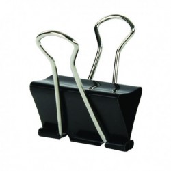 Q-Connect 42mm Black Foldback Clip Pk10