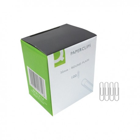 Q-Connect 32mm Plain Paperclip Pk1000