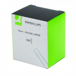 Q-Connect 32mm Lipped Paperclip Pk1000
