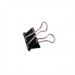 Q-Connect Foldback Clip 16mm Black Pk10