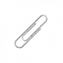 Q-Connect 77mm Wavy Paperclip Pk100