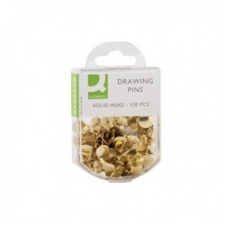 Q-Connect Drawing Pin Solid Head Pk1200