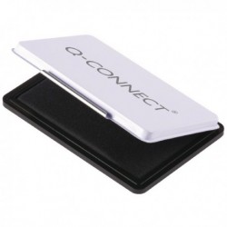 Q-Connect Black Med Stamp Pad Metal Case