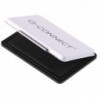 Q-Connect Black Med Stamp Pad Metal Case