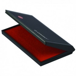 Q-Connect Red Large Stamp Pad Metal Case