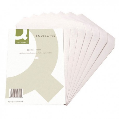 Q-Connect C4 Envelope Self Seal Wht P250