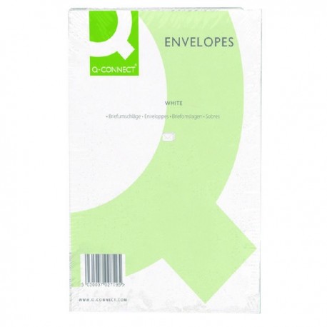 Q-Connect C4 Envelope Peel Seal Wht P250