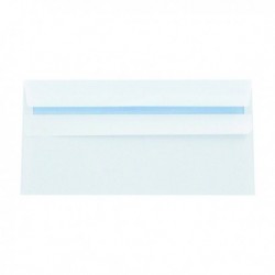 Q-Connect DL Env Plain Peel Seal Wht P500