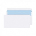 Q-Connect DL Env Plain Self Seal Wht P1000