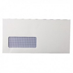 Q-Connect DL Env Wdw S Seal Wht Pk1000