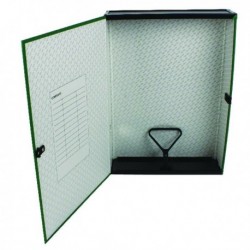 Q-Connect 75mm Box File FC Green Pk5