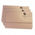 Q-Connect Document Wallet Fs Buff Pk50