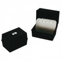 Q-Connect Card Index Box 127x76mm Black