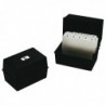Q-Connect Card Index Box 127x76mm Black