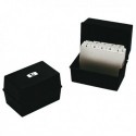 Q-Connect Card Index Box 203x127mm Black