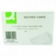 Q-Connect Record Card 152x102mm Wht P100