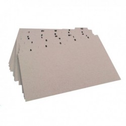 Q-Connect Guide Card 203x127mm A-Z Pk25