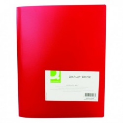 Q-Connect Display Book 40 Pocket Red