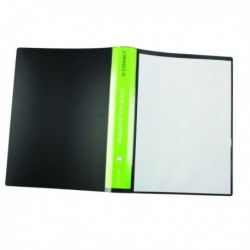Q-Connect Pres Display Book 40 Pkt Black