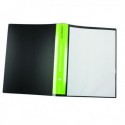 Q-Connect Pres Display Book 40 Pkt Black
