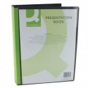 Q-Connect Pres Display Book 100Pkt Black