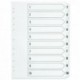 Q-Connect 1-10 Punched Index A4 White