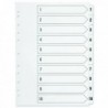 Q-Connect 1-10 Punched Index A4 White