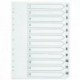 Q-Connect 1-12 Punched Index A4 White