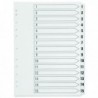 Q-Connect 1-15 Punched Index  A4 White