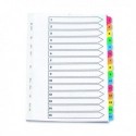 Q-Connect 1-15 Index Multi Tab Wht A4