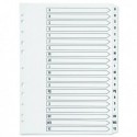 Q-Connect 20-Prt A-Z Index Clr Tab Wht A4