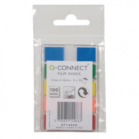 Q-Connect Page Marker 1/2in Asstd Pk130