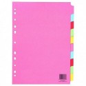 Q-Connect 10-Pt Subject Divider A4
