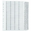 Q-Connect 1-100 Index Clear Tab White A4